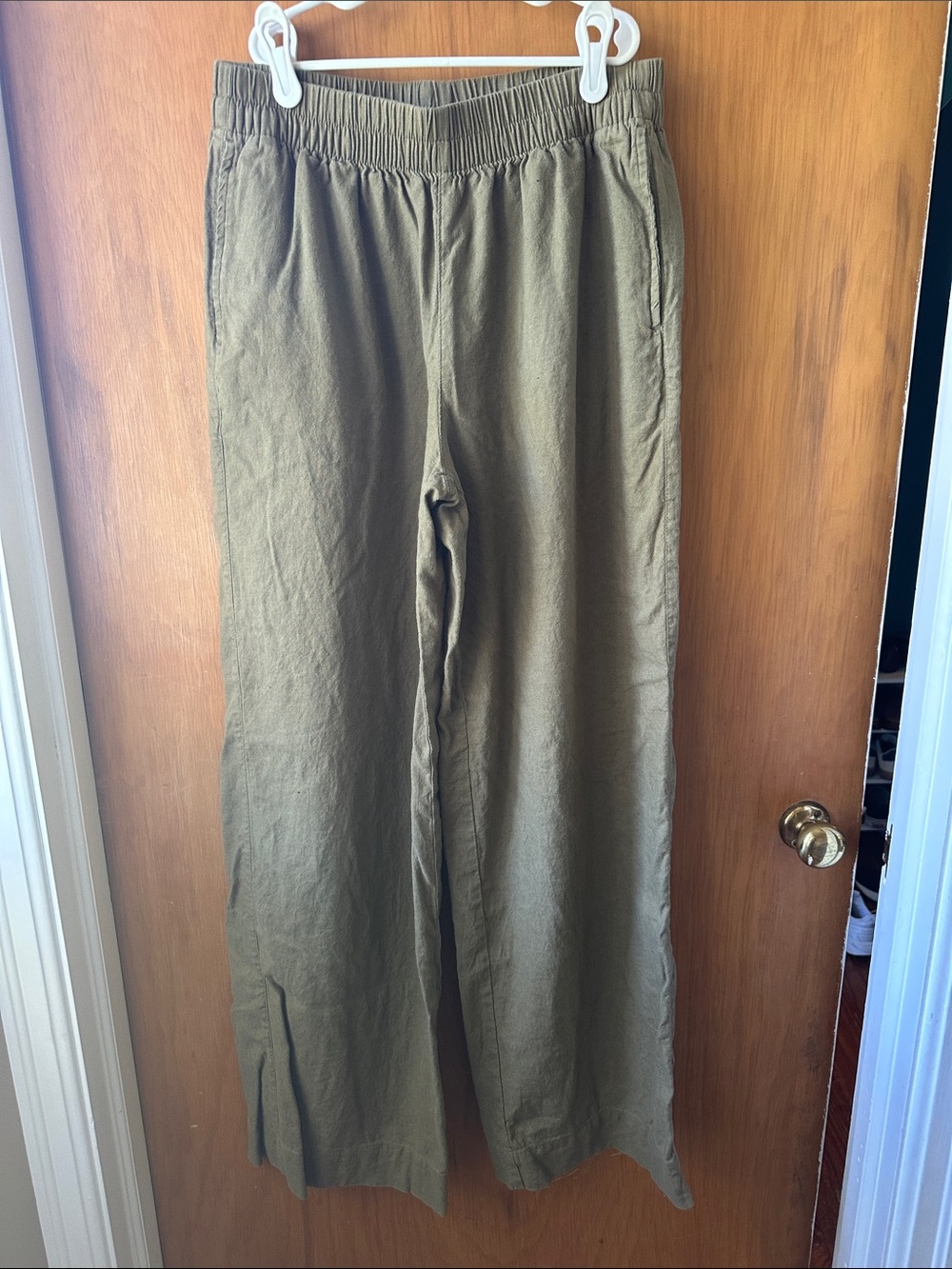Old Navy Wide Leg Linen Pant - S TALL